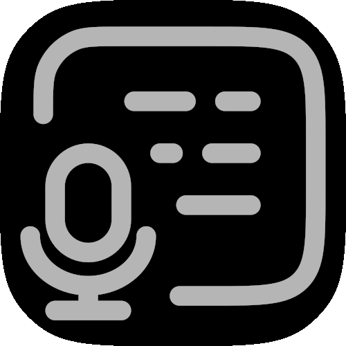 bouton activer la transcription